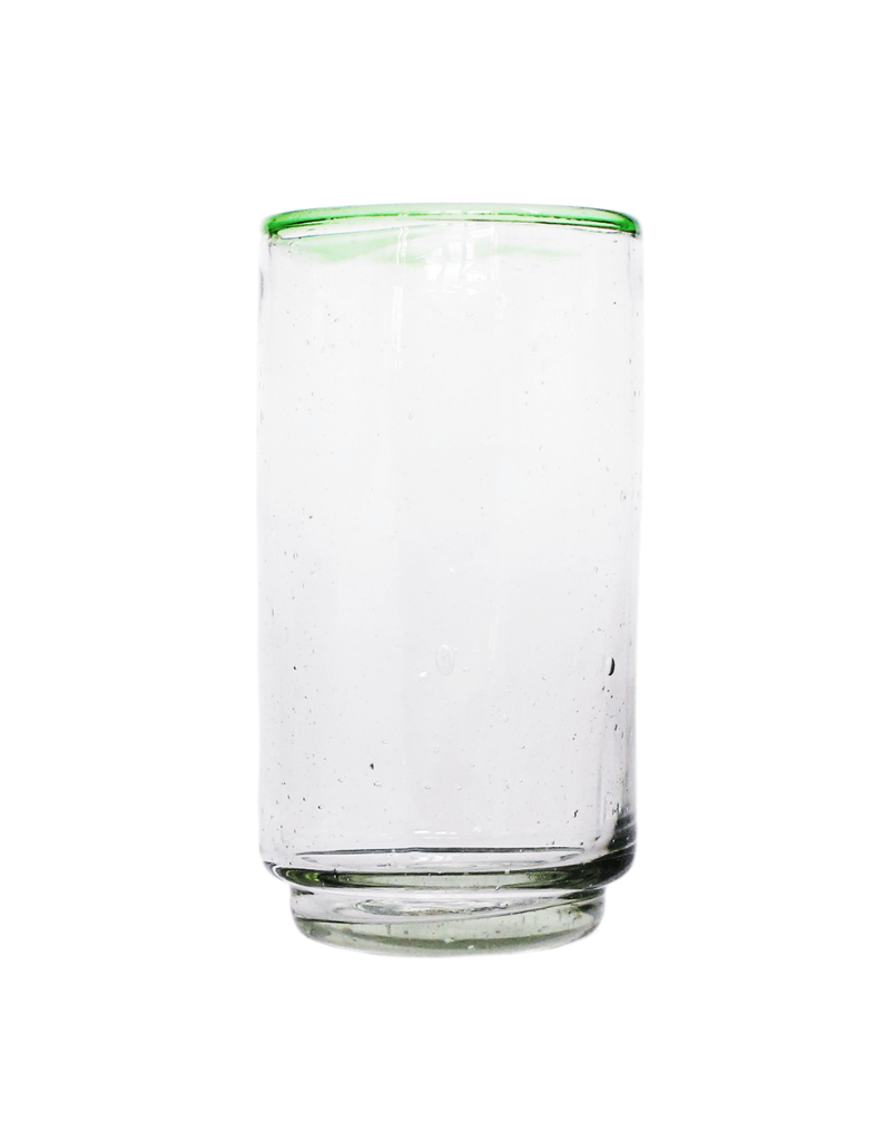 Green Rimmed Glass