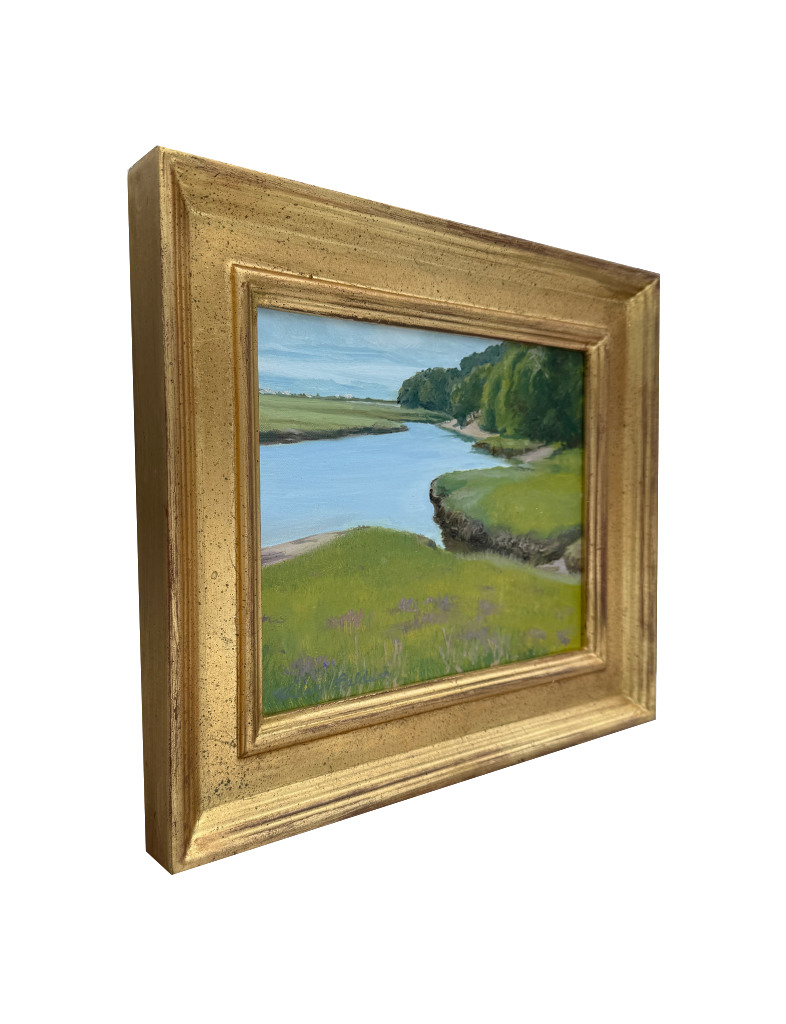 Gray Day On The Marsh - detail view