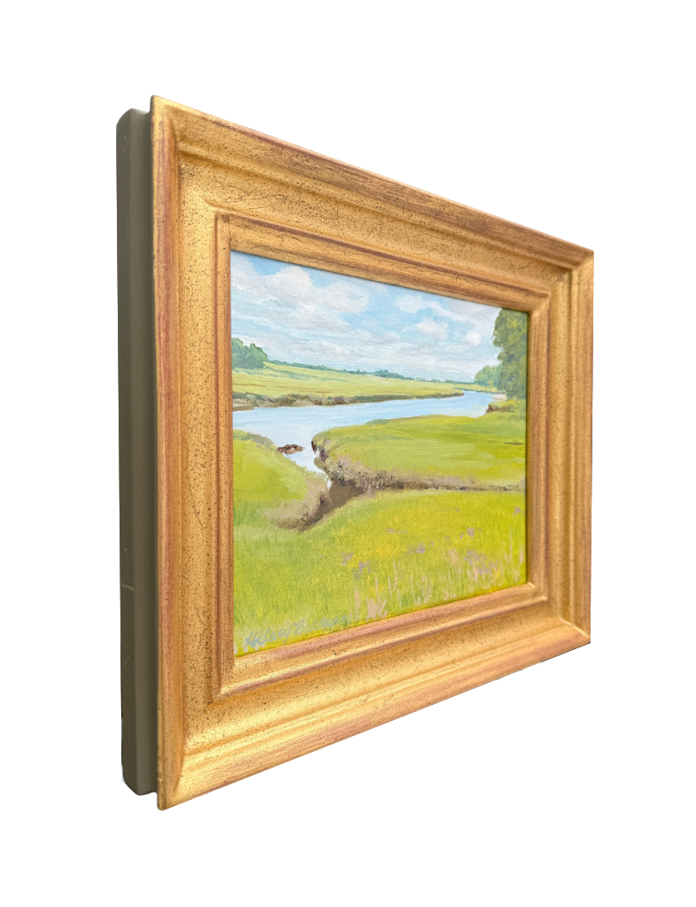 Gray Day On The Marsh II - detail view