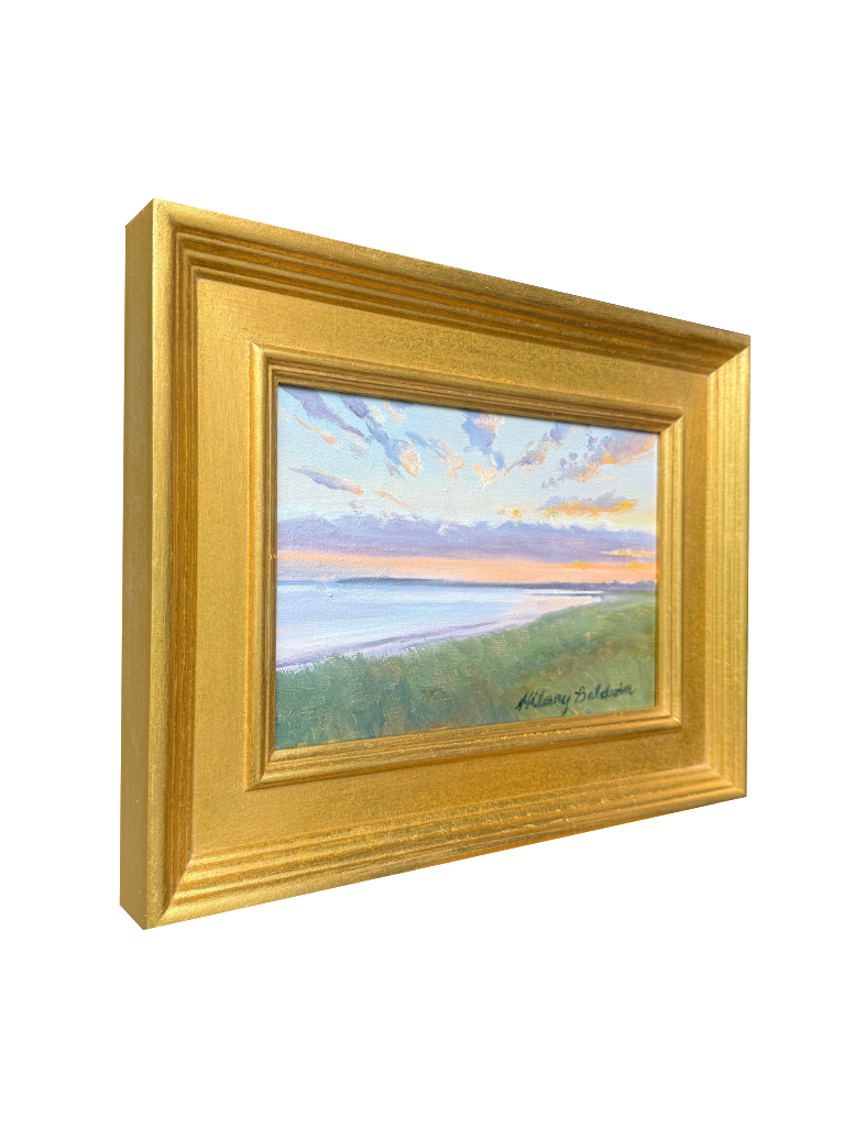 August Evening On The Beach II Oil Painting