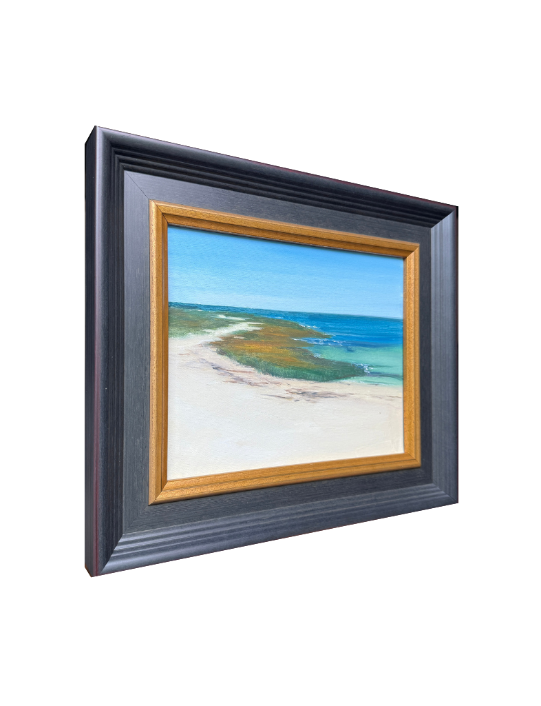 Rock Harbor Day's End Oil Painting