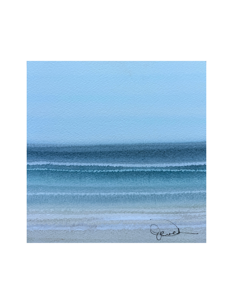 Serene Coast III | 8"x8"