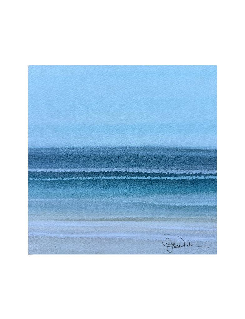 Serene Coast II | 8"x8"