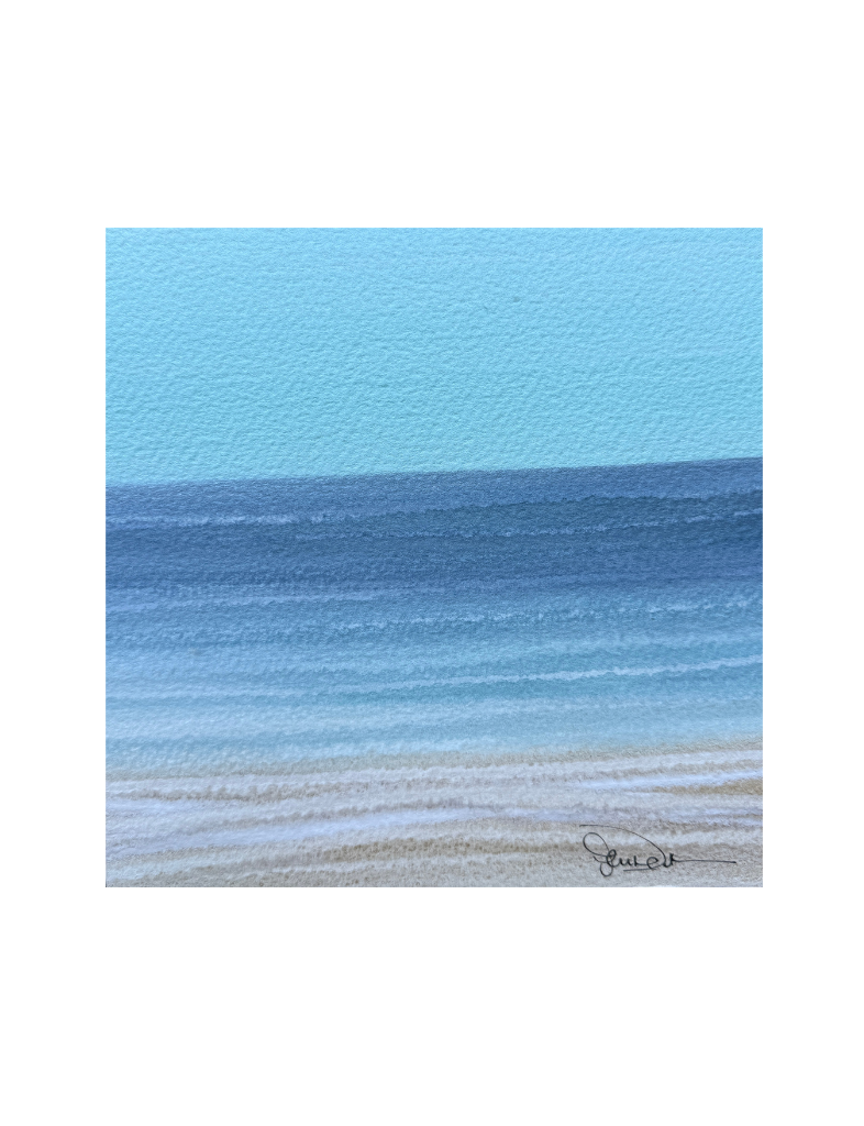 Serene Coast IV | 8"x8"