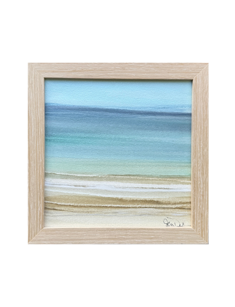 Framed Serene Coast | 9"x9"