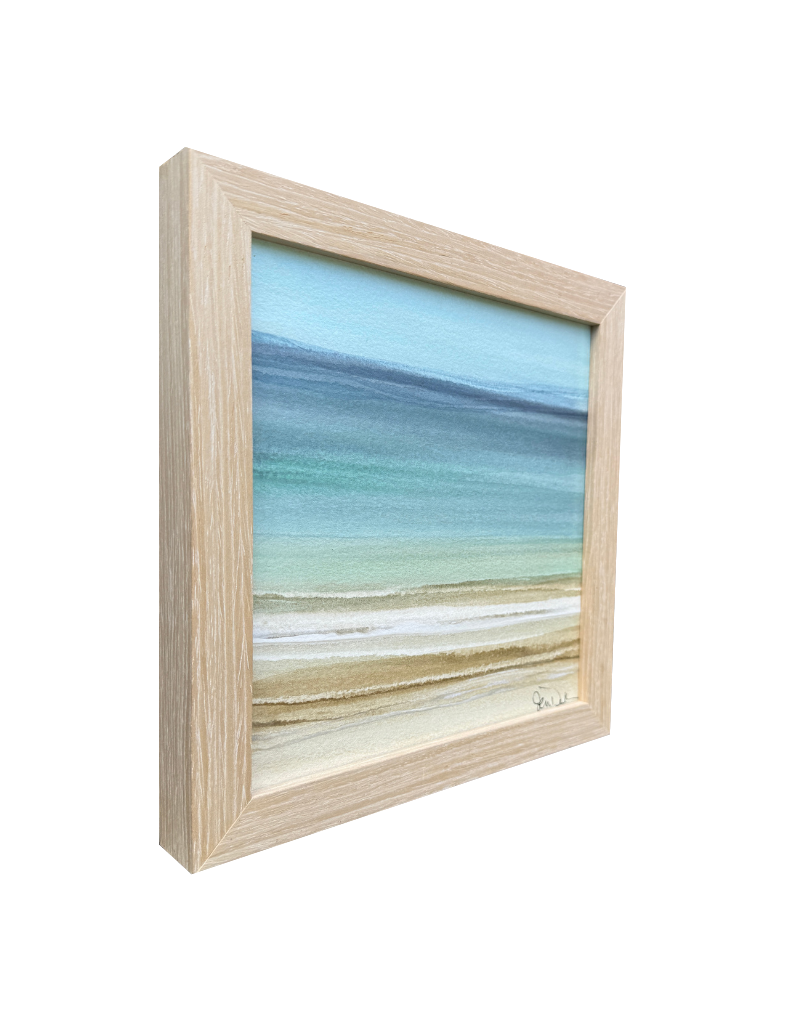 Framed Serene Coast | 9"x9"