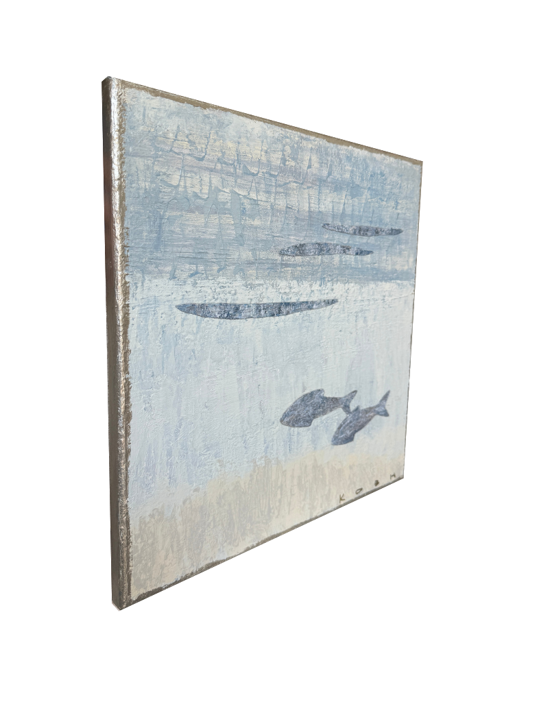 Swimming Along Painting