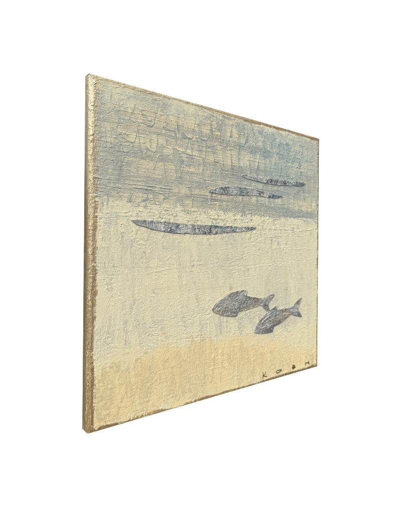 Swimming Along Painting