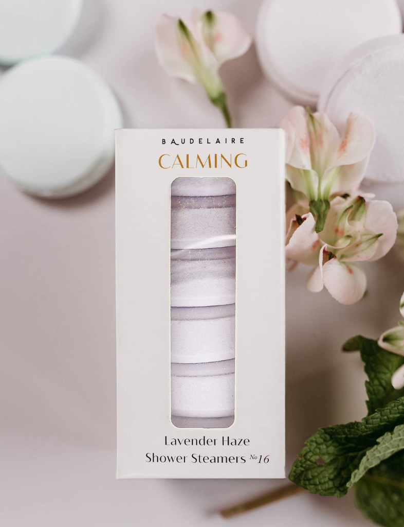 lavender plant in shower Calm – Lavender Haze Shower Steamers