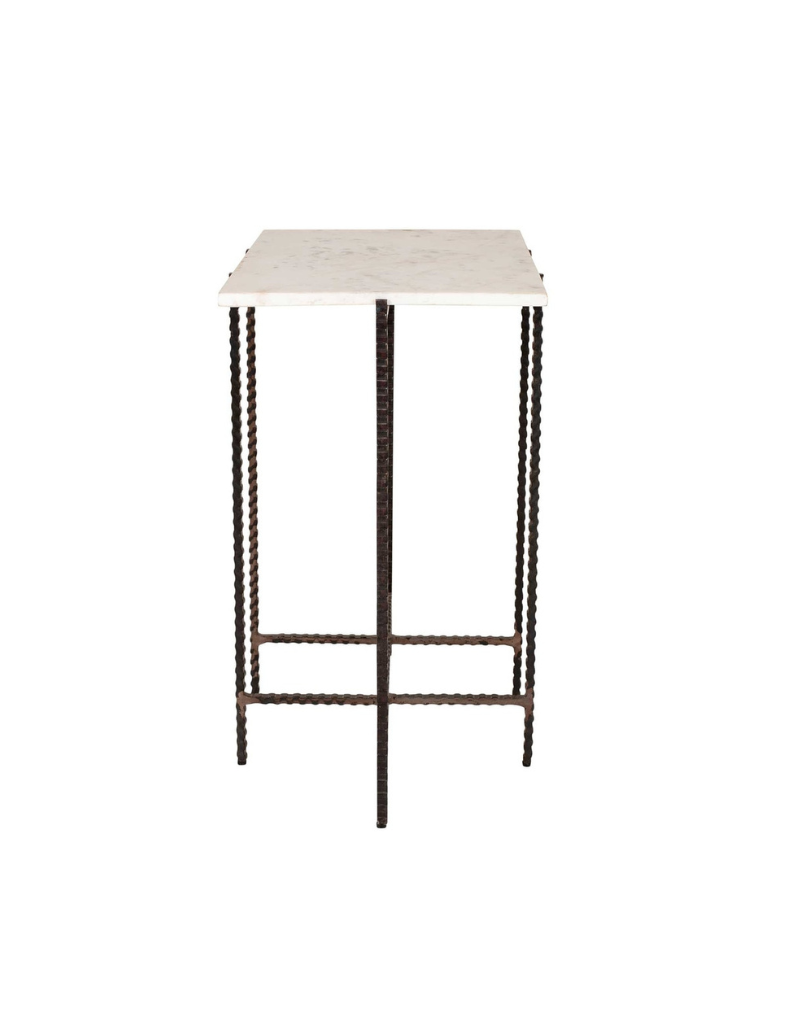 Rectangular Marble Side Table