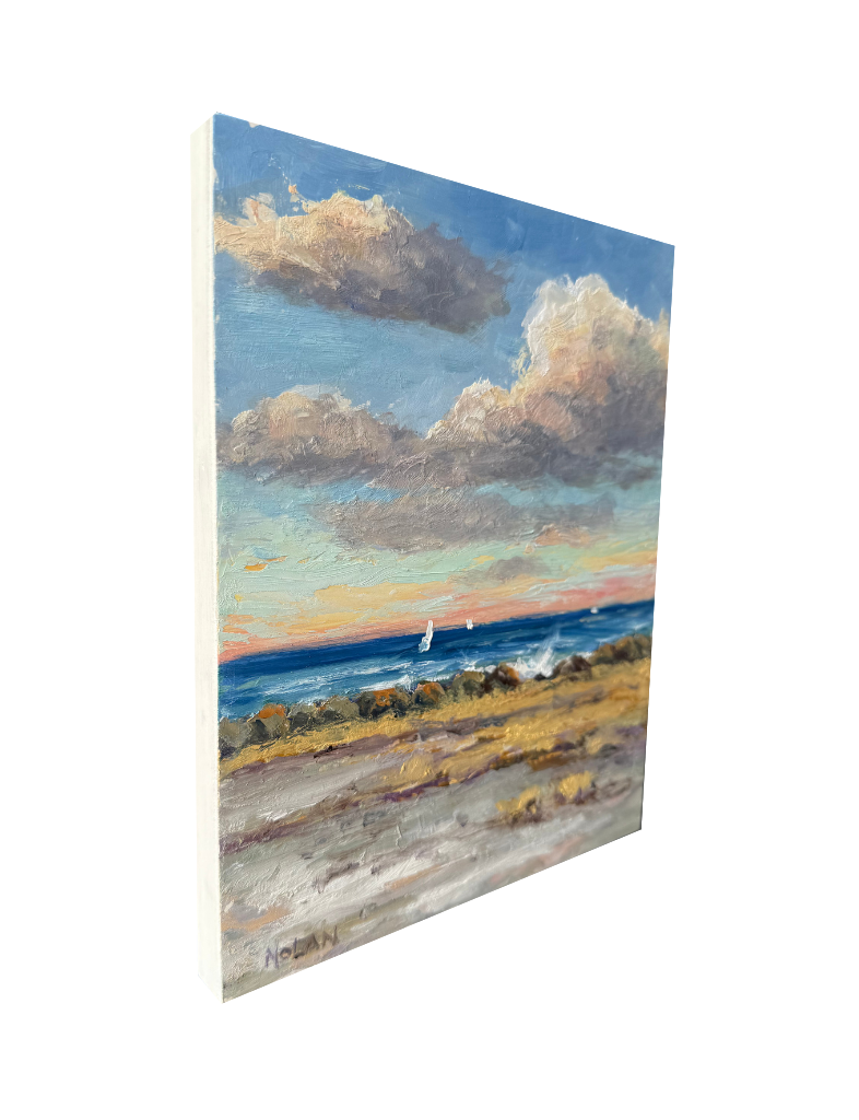 September Shore Oil Painting