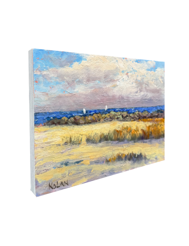 Corporation Beach II Oil Painting