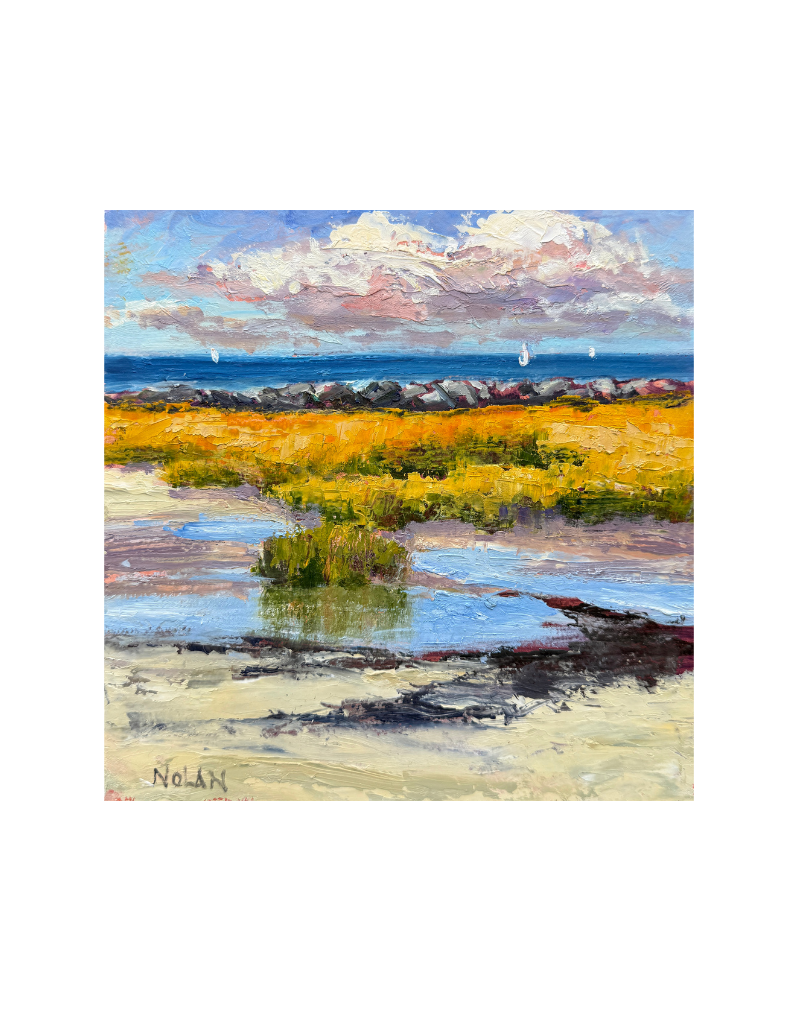 Corporation Beach IV Oil Painting