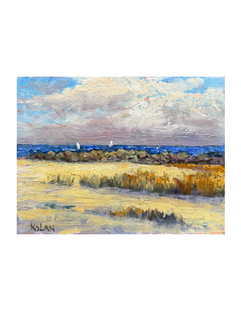 Corporation Beach II Oil Painting