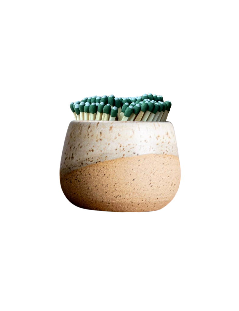 Speckled Matchstick Holder
