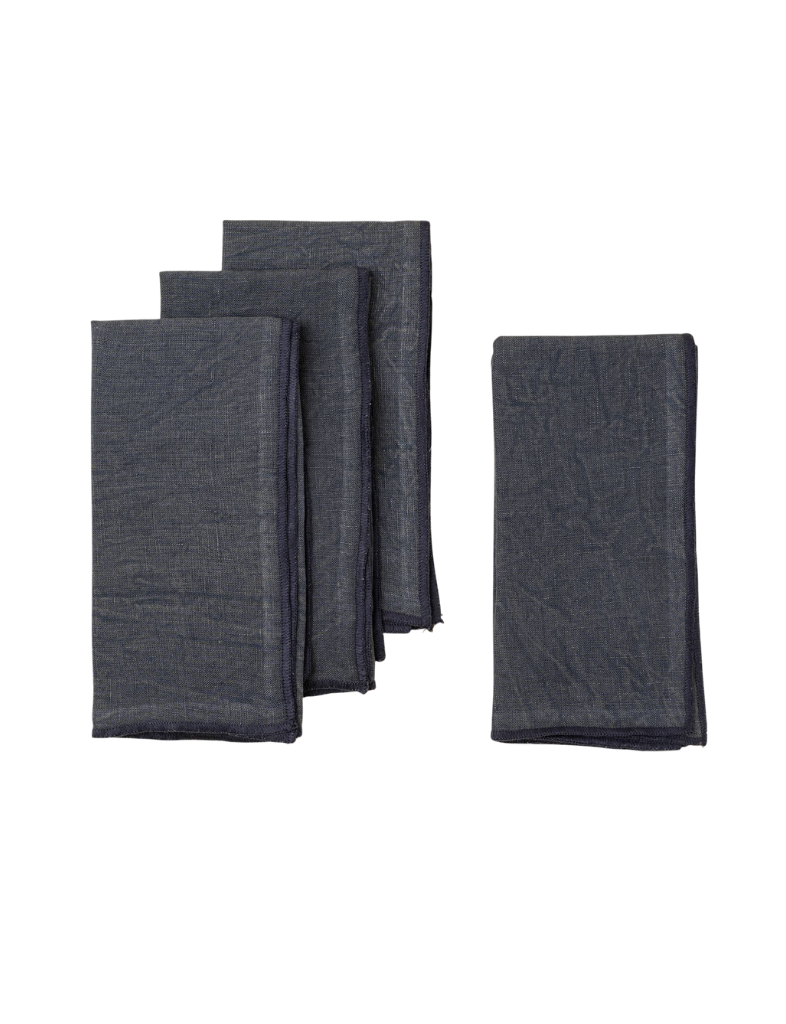 Navy Linen Napkin