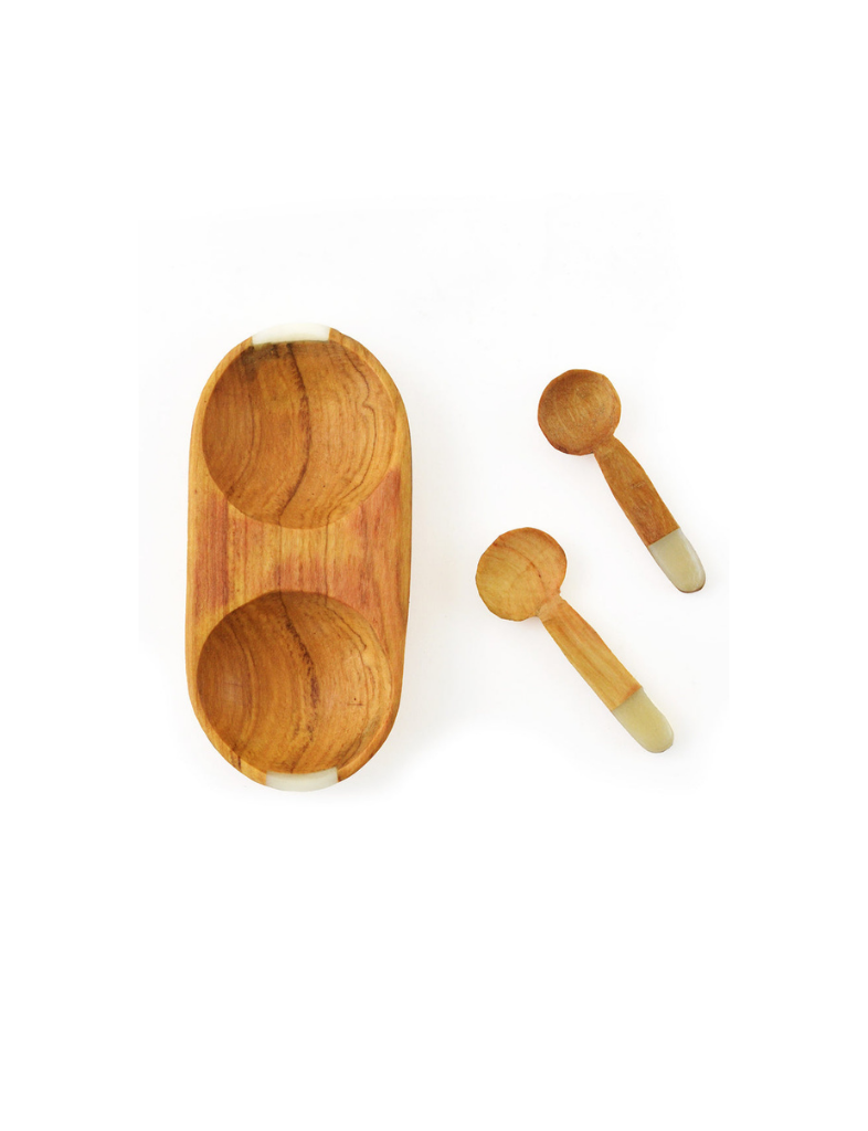 Olive Wood Spice Bowl