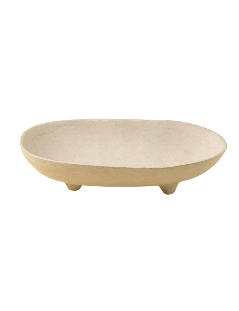 Pedestal Paper Mache Tray