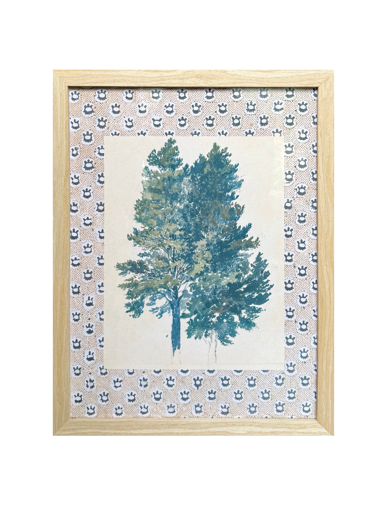 Green Stillness Framed Print