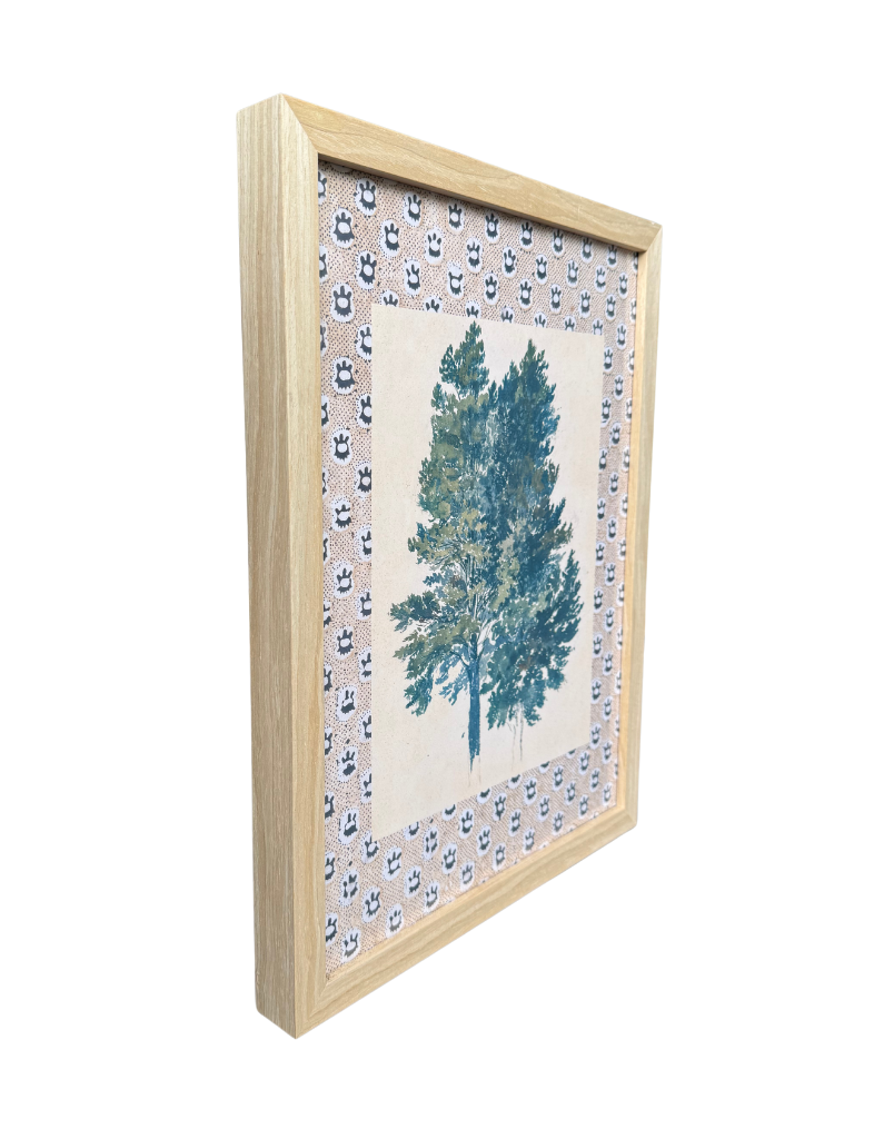 Green Stillness Framed Print