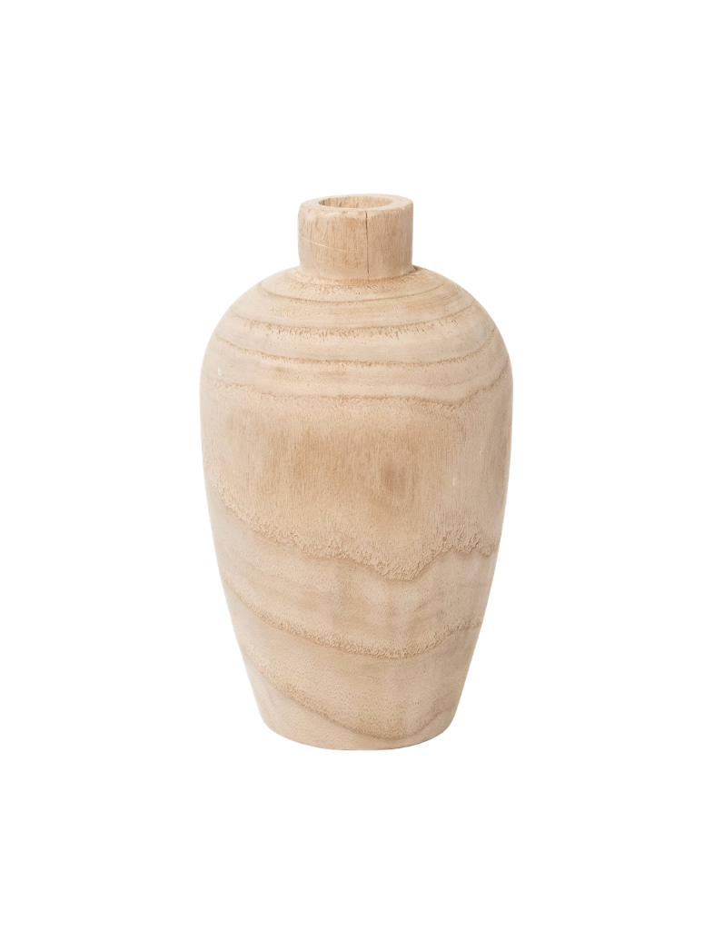 Mae Wooden Vase