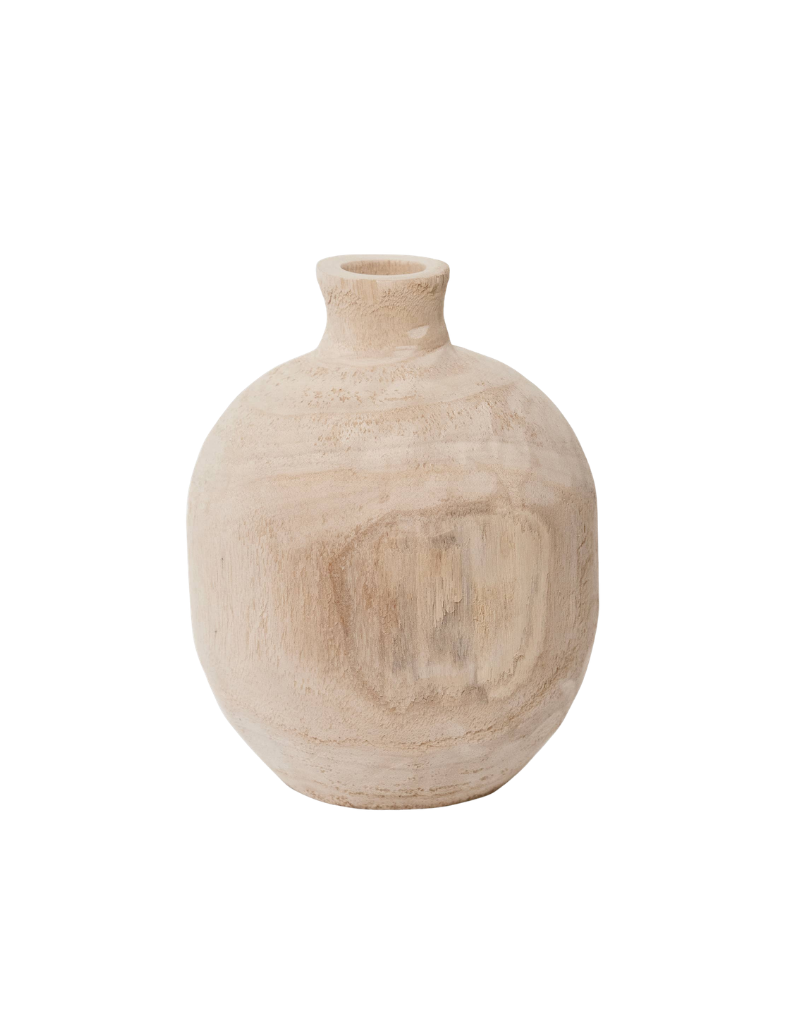 Mae Wooden Vase