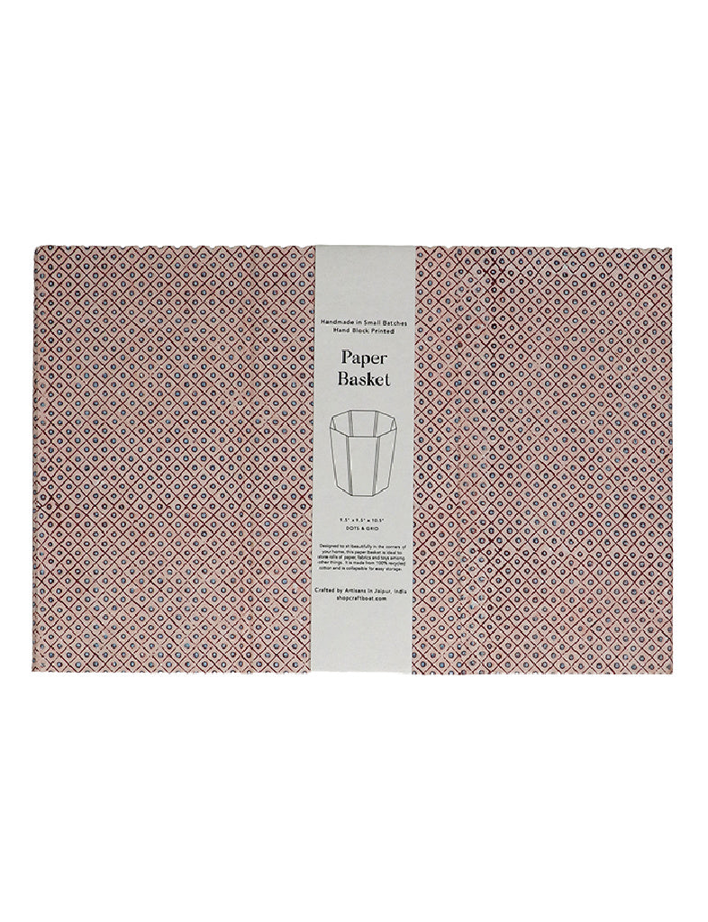 Pink Paper Bin