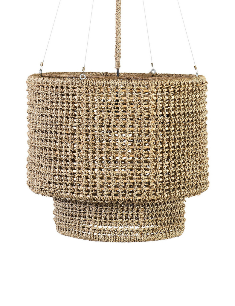 Ria Woven Rope Chandelier