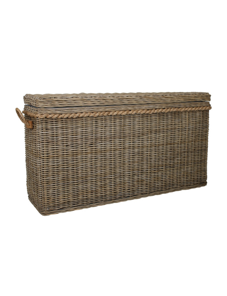 Storage Woven Basket Console