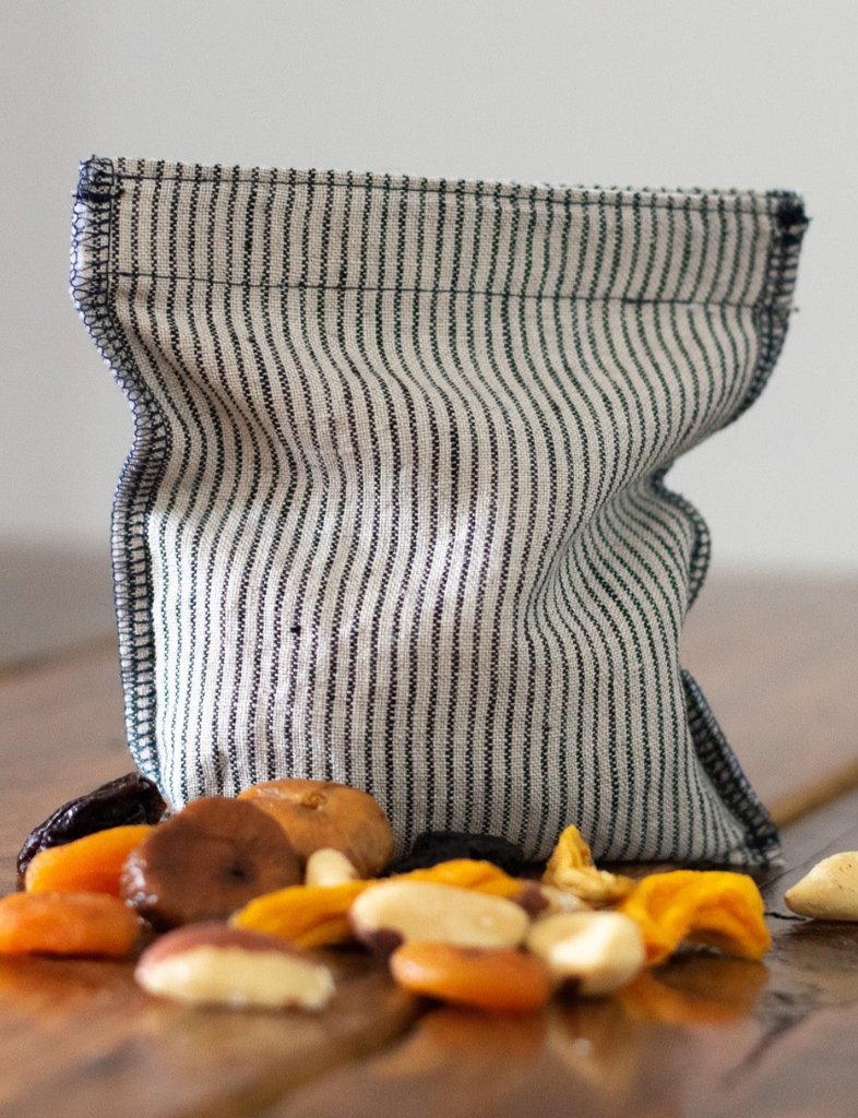 Striped Reusable Snack Bag