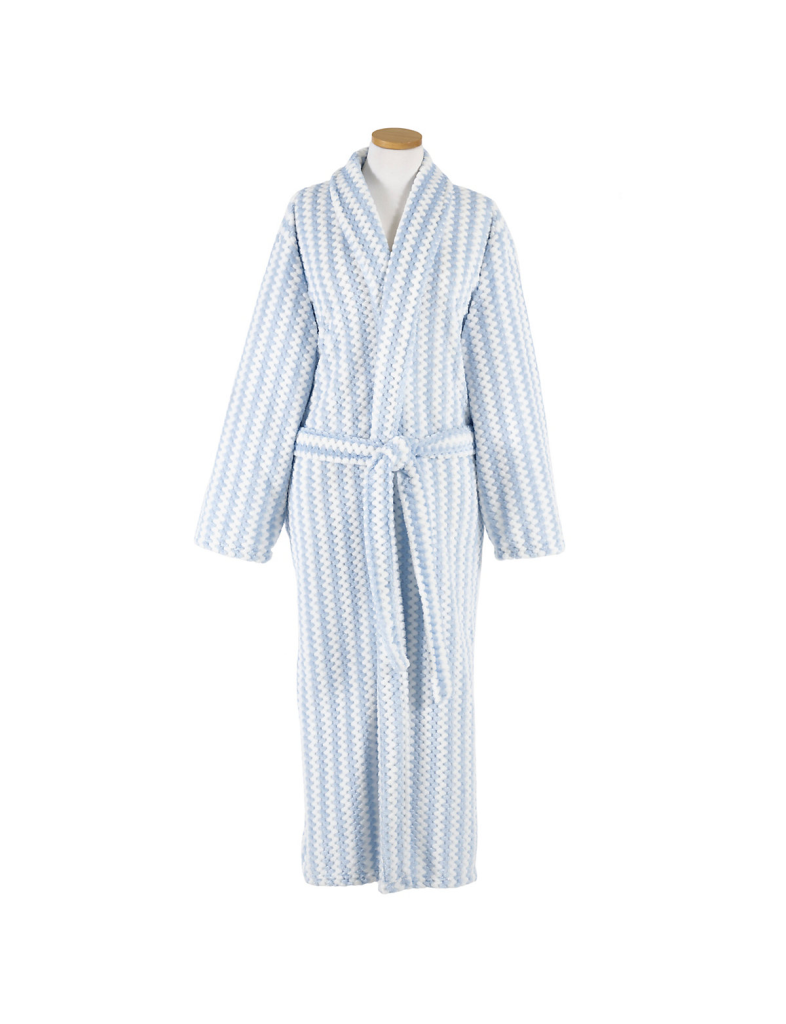 Stripe Fleece Robe Grande Stripe Fleece Robe Grande