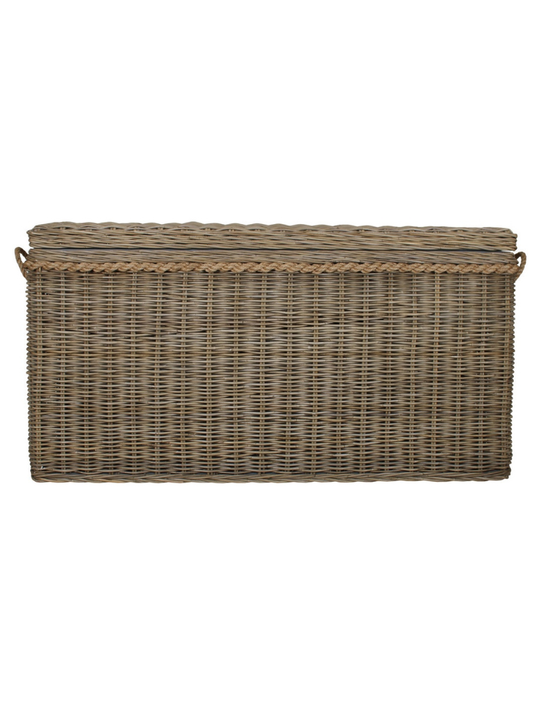 Storage Rattan Console Table