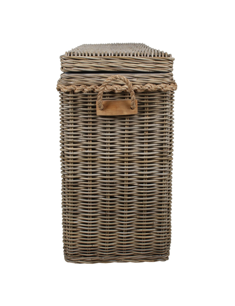 Storage Rattan Console Table