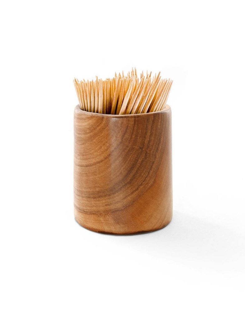 Olive Wood Toothpick Holder