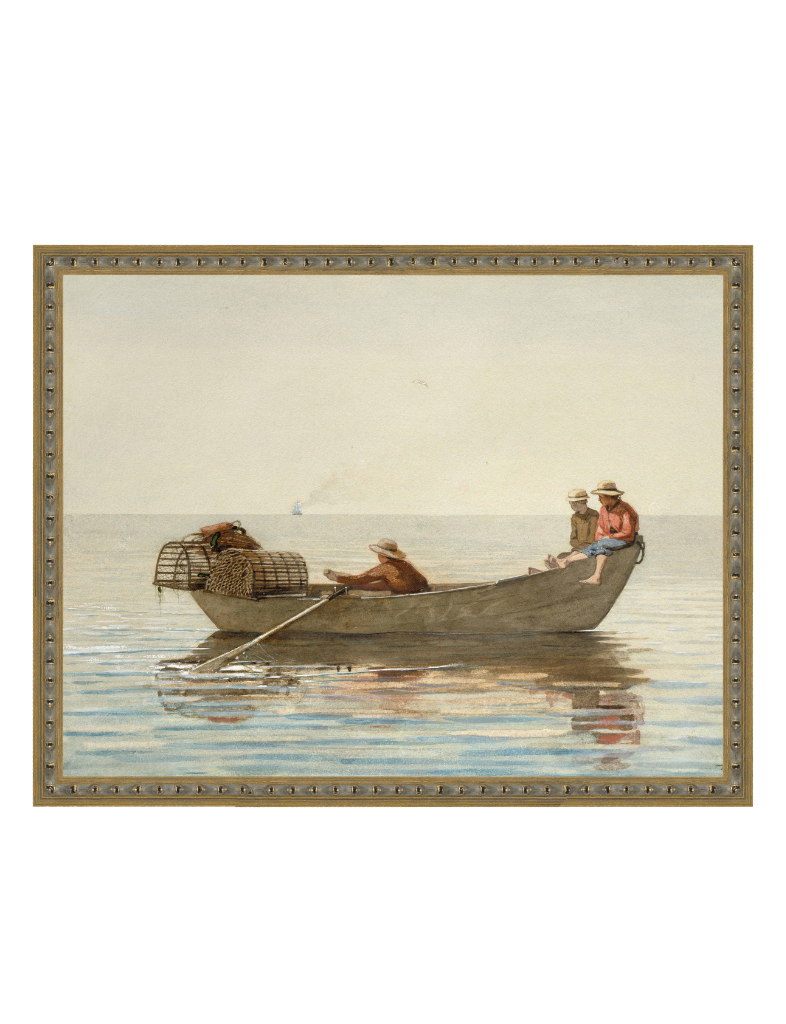 Fishermen Vintage Print