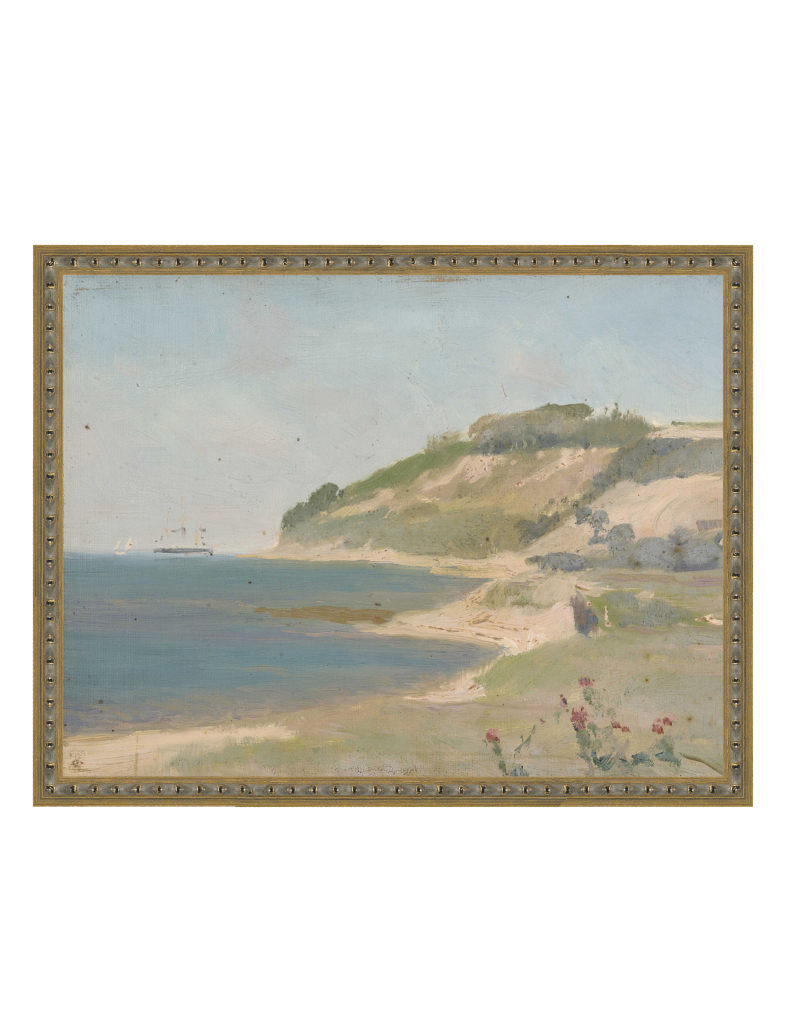 Coastal Landscape Framed Print
