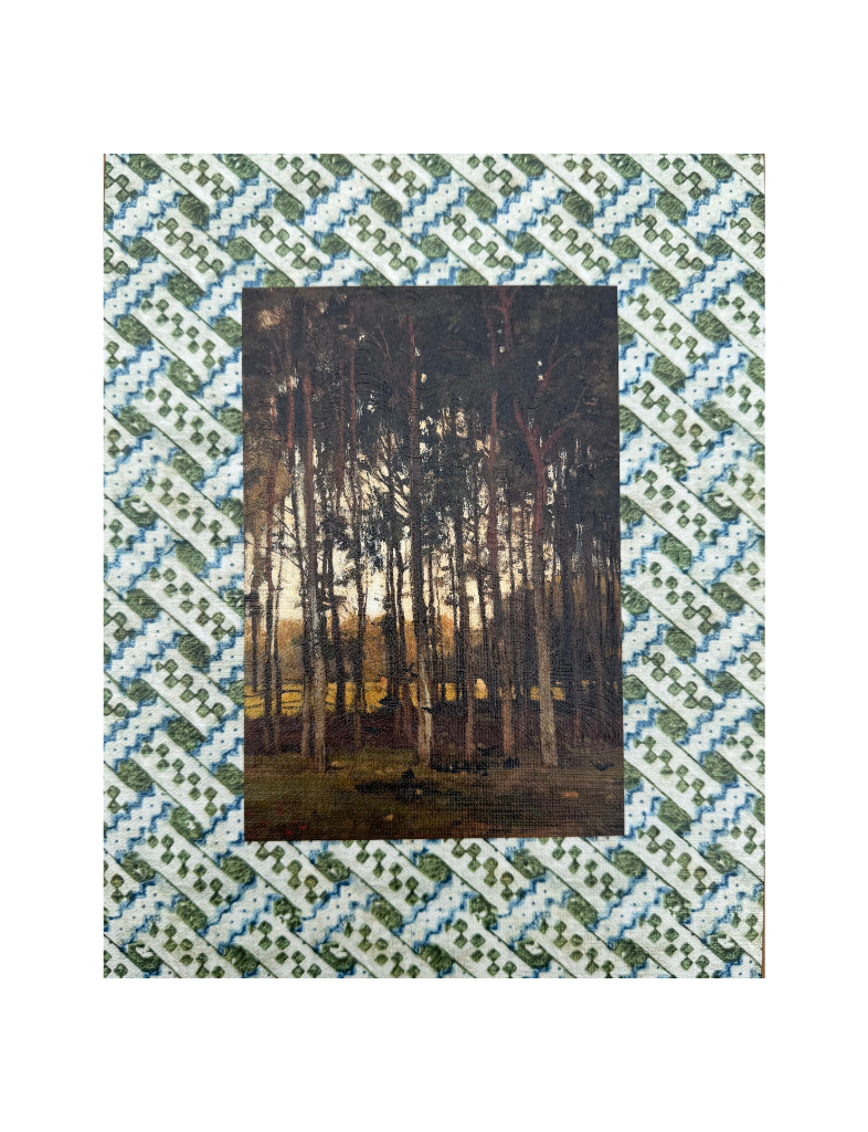 Sunset Woodland Print