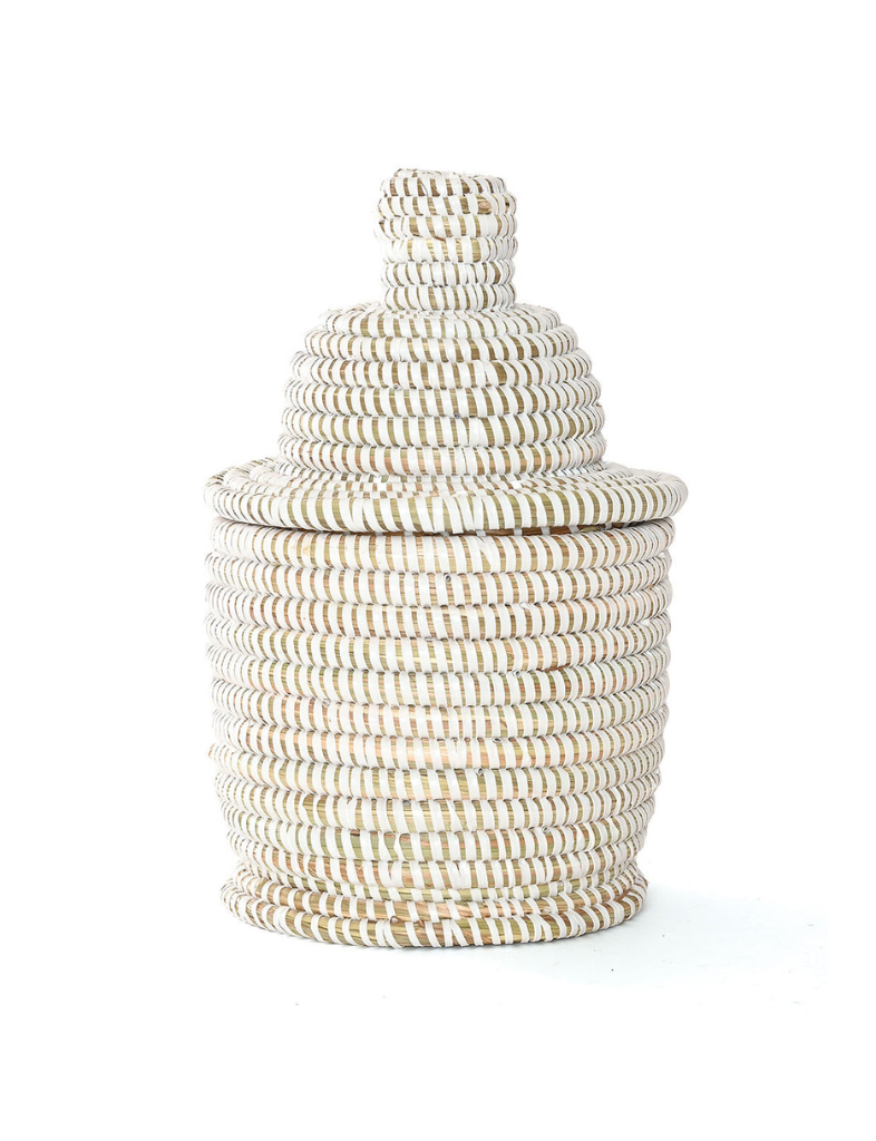 White Tiered Basket
