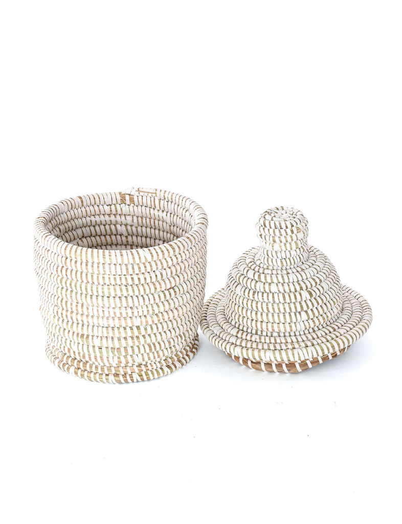 White Tiered Basket