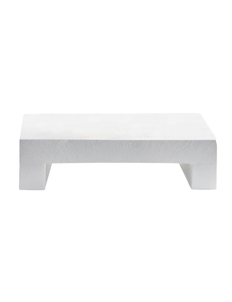 White Textured Pedestal