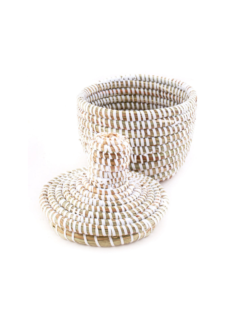 White Mini Basket