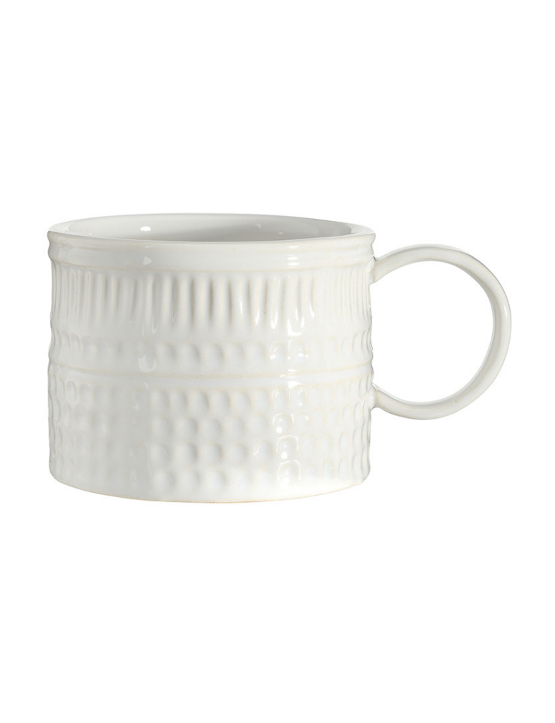 White Dot Mug