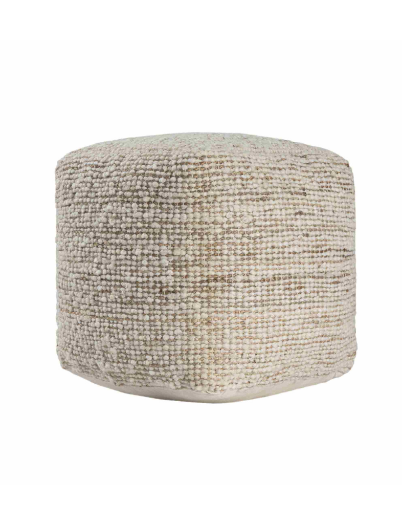 Finney Wool Pouf