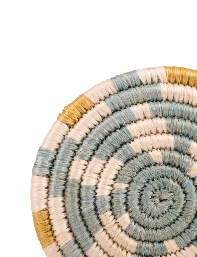 Blue Floral Coaster Set