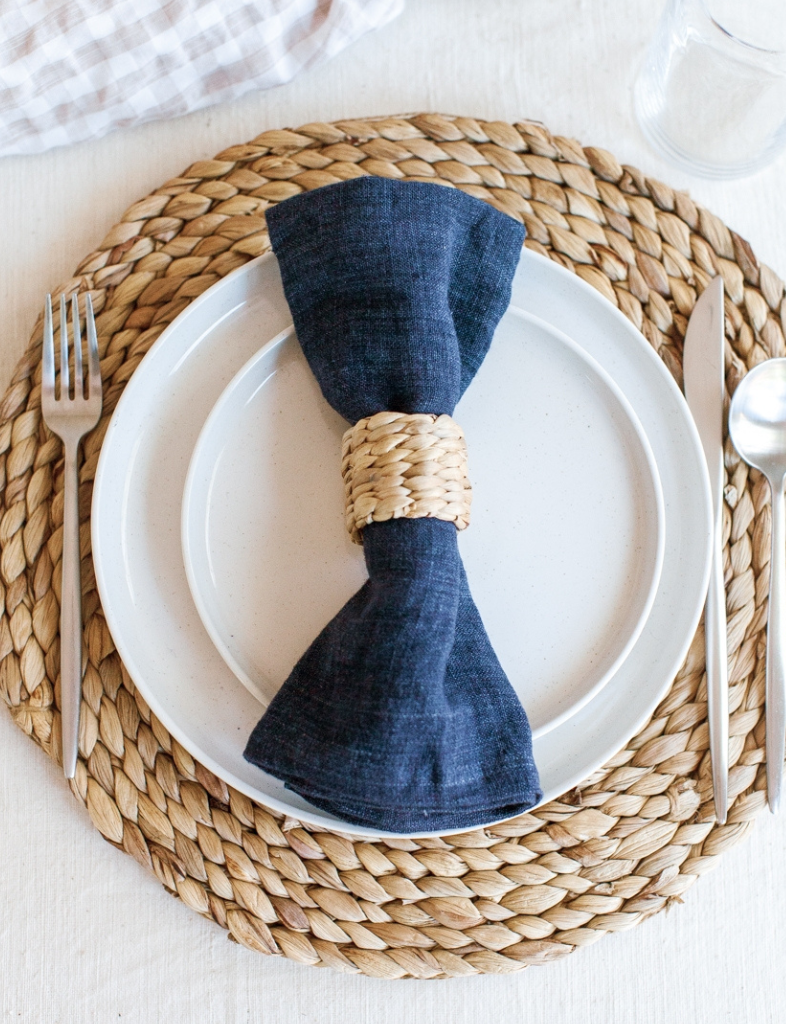 Water Hyacinth Napkin Rings