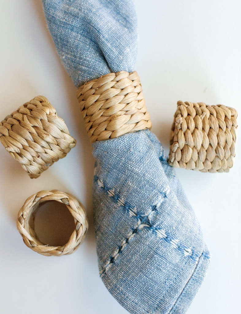 Water Hyacinth Napkin Rings