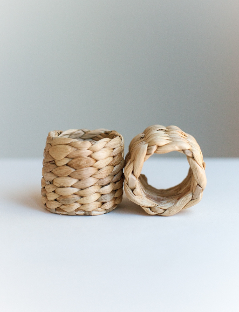 Water Hyacinth Napkin Rings
