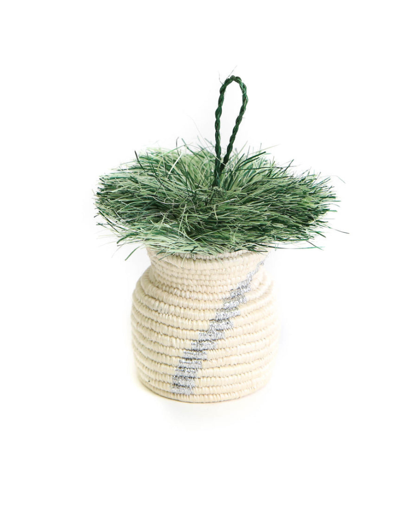 Woven Planter Ornament
