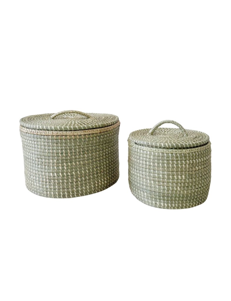 Sage Sweetgrass Basket