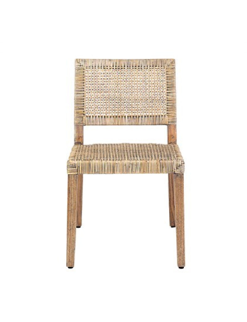 modern rattan dining chair 